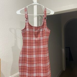 Plaid Red Dress